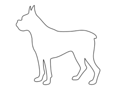 Boxer Dog Coloring Pages Pdf, Free Vectors File